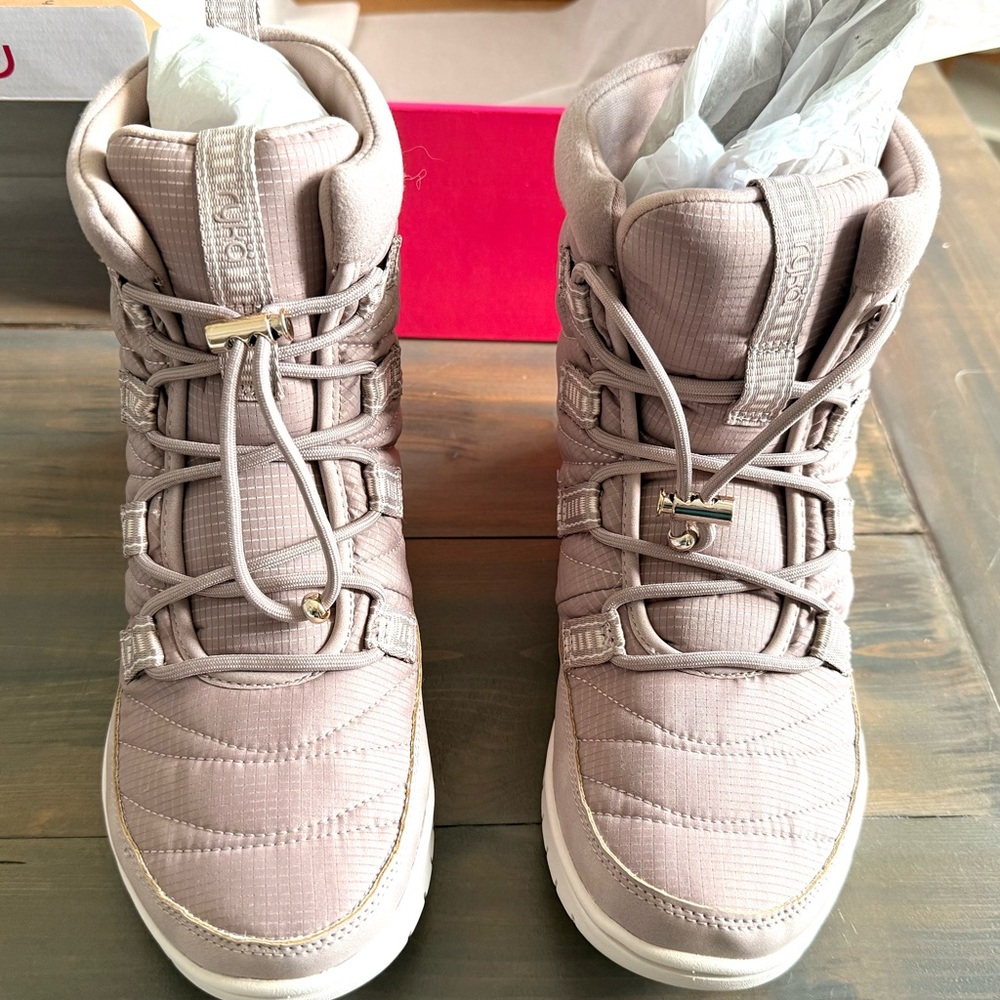 Ryka Water Repellant Nylon Winter Boots - Senna3 Mauve/Taupe